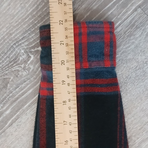 DC Vintage Red and Black Plaid Hoodie  Grunge Skater - Picture 6 of 7